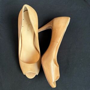 Cole Haan Nude peep toe heels, 8 1/2
